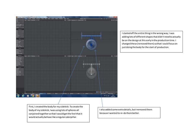 Sidekick production log