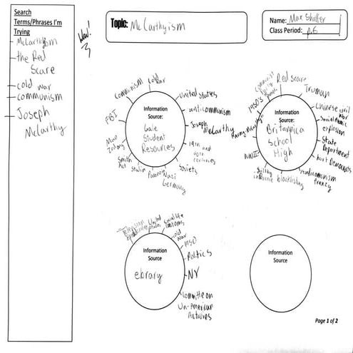 Sidell Day 1:  Beginnings of Exemplar Search Maps
