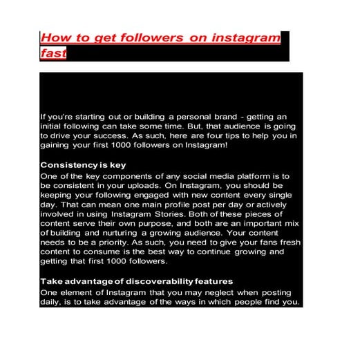 WAYS TO GET MORE FOLLOWER ON INSTAGRAM