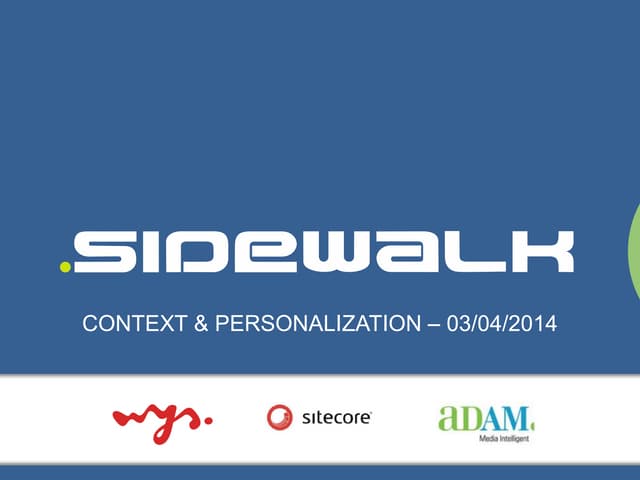 Sidewalk Seminar 2014 | Ghelamco Ghent