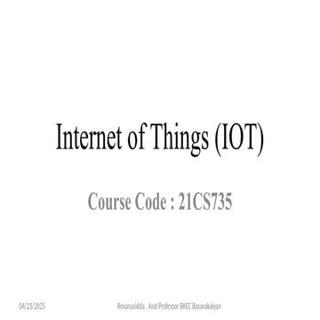 Sid IOT- Module 1.pptx ajhrvndidhvdbdjdh