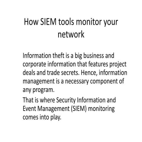 Siem tools-monitor-your-network