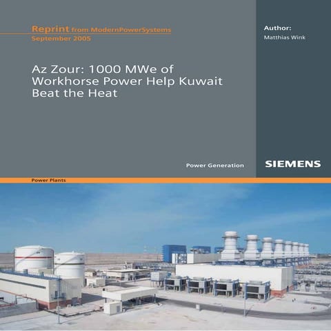 Siemens1000 Mw