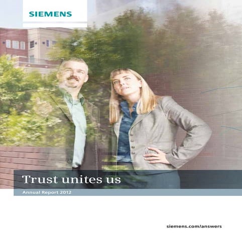 Siemens: 2012 Year Results