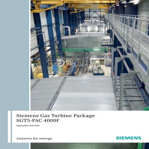 Siemens Gas Turbine4000 F