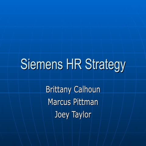 Siemens Hr Strategy