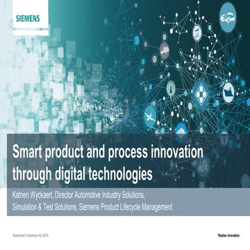 Katrien Wyckaert, Director Automotive Industry Solutions (Siemens PLM Softwar...