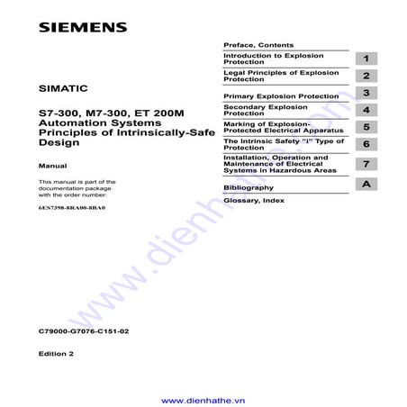 Siemens s7 300-400-principle of instrisically safety design 1
