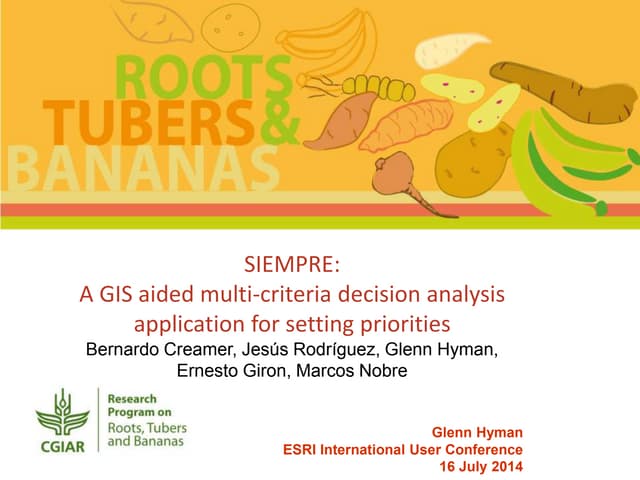 SIEMPRE:  A GIS aided multi-criteri...