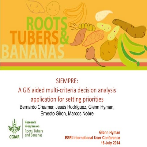 SIEMPRE:  A GIS aided multi-criteria decision analysis application for settin...