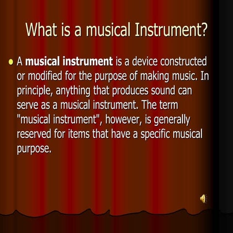 musical information