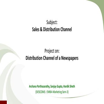 Production process of a newspaper | DOCX