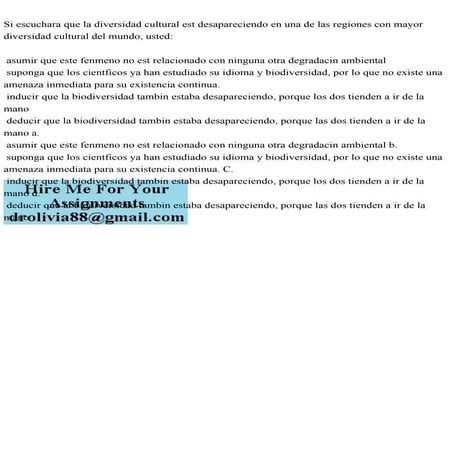 Si escuchara que la diversidad cultural est� desapareciendo en una d.pdf