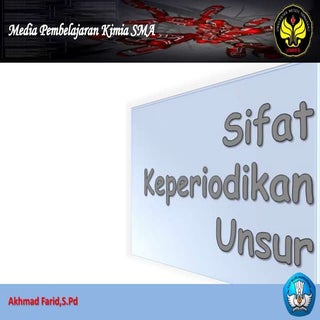 Sifat keperiodikan  unsur + video