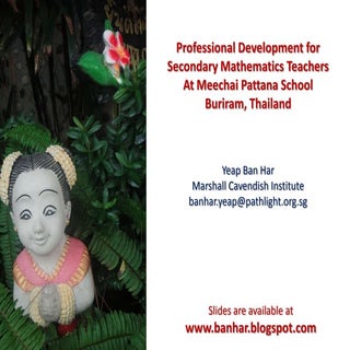 MCI-SIF PDA Thailand Project