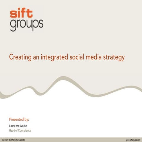 Creating An Integrated Social Media Strategy