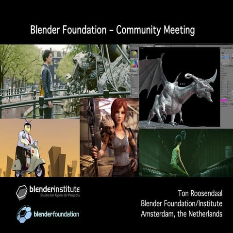 Blender presentation at SIGGRAPH 2013