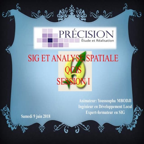 SIG ET ANALYSE SPATIALE, SESSION 1
