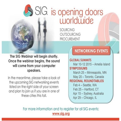SIG Is Opening Doors Worldwide