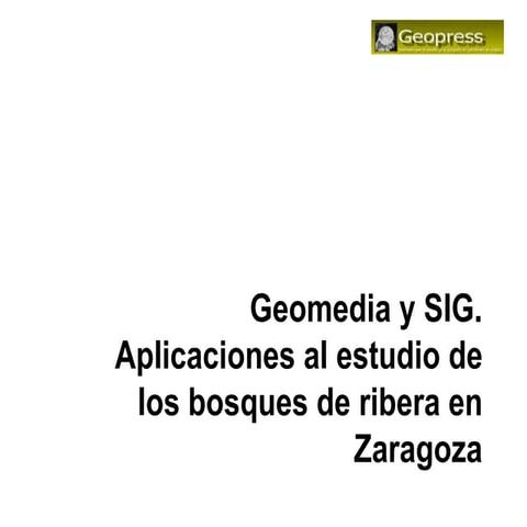 Geomedia y SIG para el análisis de los bosques de ribera del Ebro. Enseñanza ...