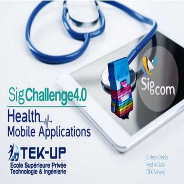 Mobile Health Game (SigCom Event 2015)