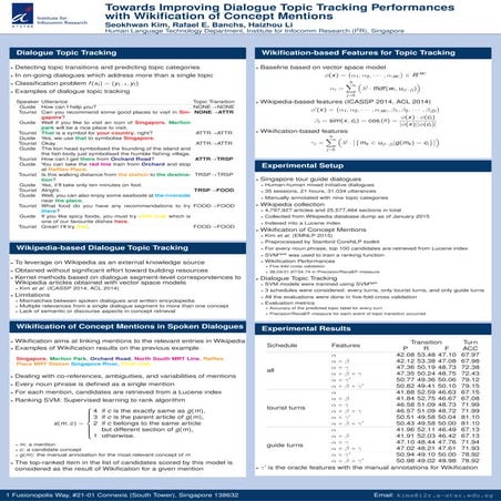 Towards Improving Dialogue Topic Tracking Performances with Wikification of Concept Mentions