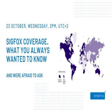 Sigfox coverage. what you always wanted to know (and were afraid to ask)