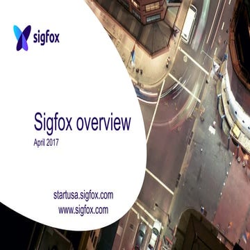 Connecting the world with Sigfox | PDF