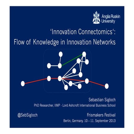Innovation Connectomics - Mapping Knowledge Flow in Innovation Networks