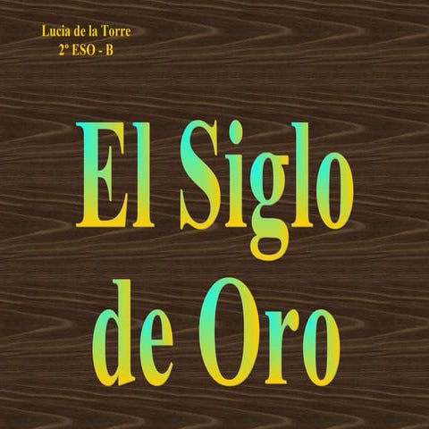 El Siglo de Oro español