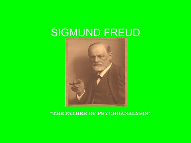 Psychology, Sigmund Freuds' Psychoanalytic Theory
