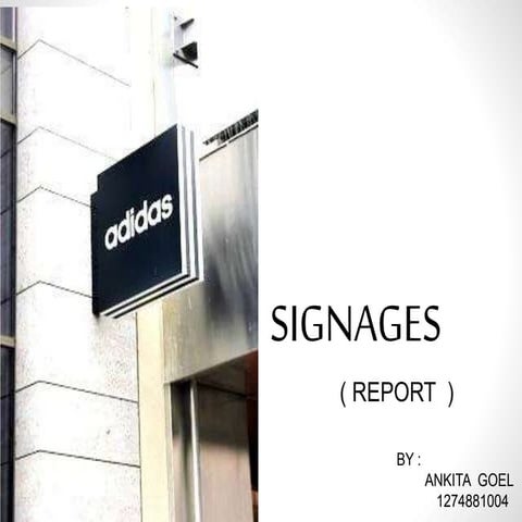 Signages report