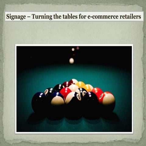 What is signage ? | PDF