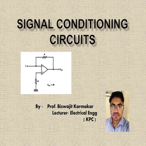Signal conditioning | PPTX | Digital Audio | Computer Software and ...