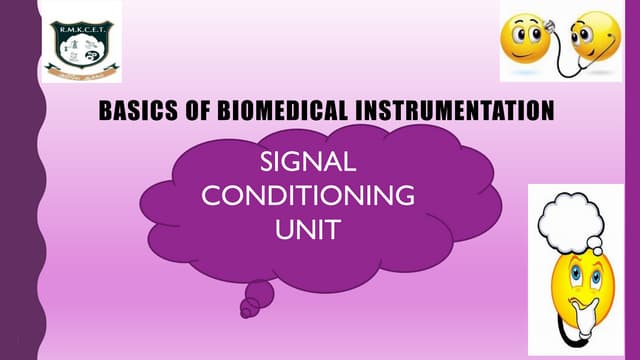 Signal conditioning unit 