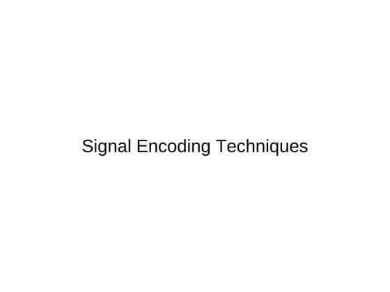 05 signal encoding | PDF