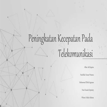 Signaling System 7 (SS7) - Telekomunikasi