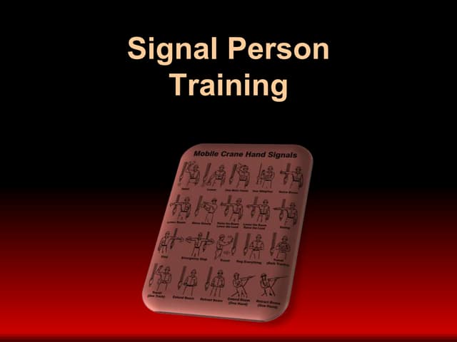 Signalman training