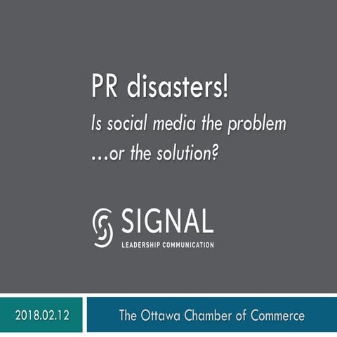 PR disasters: is social media the problem or the solution?
