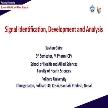 A Presentation on Signal Presentation.ppt