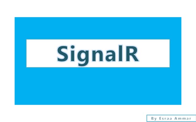 Signalr with ASP.Net part2