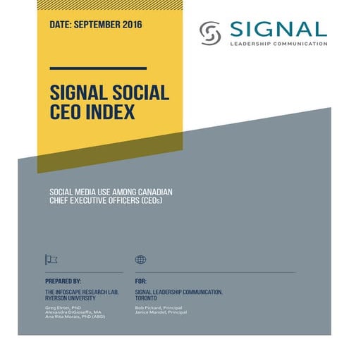 The Signal Social CEO Index