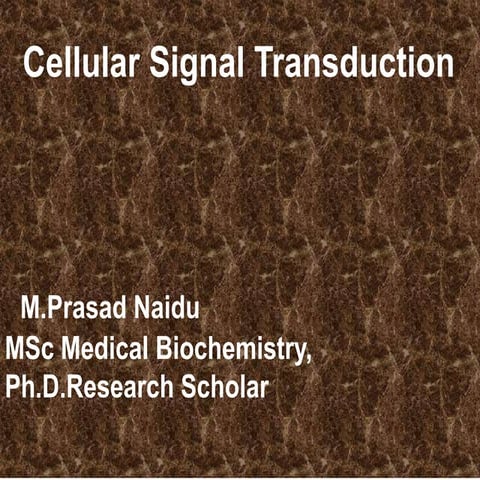 Signal transduction