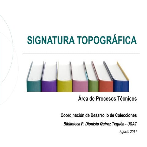 Signatura topográfica