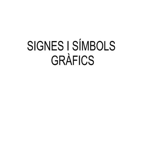 Signes i simbols gràfics