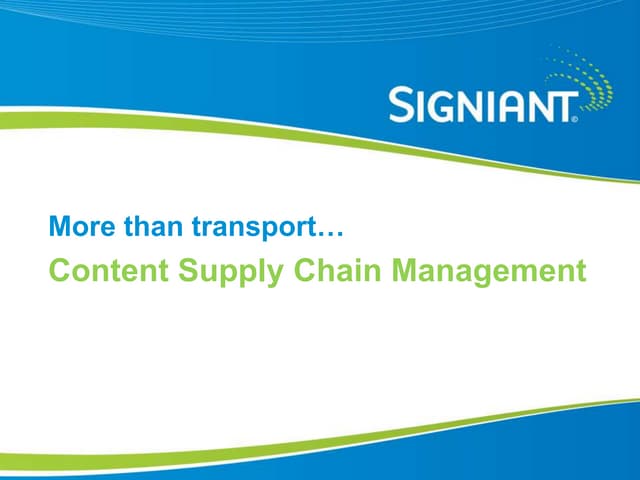 Signiant Overview