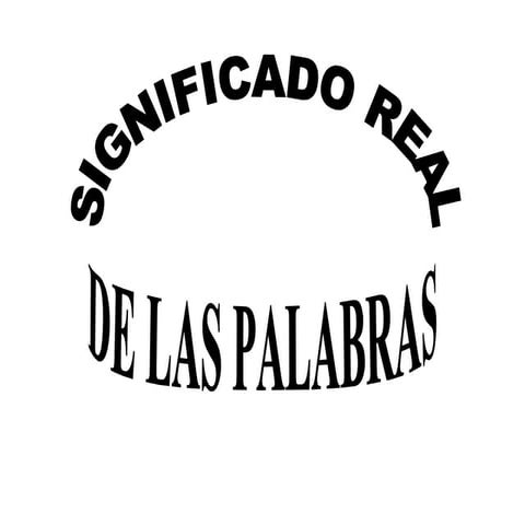 Signicado de las_palabras