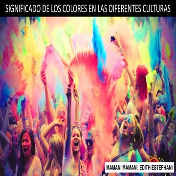 Significado de los colores en las diferentes culturas