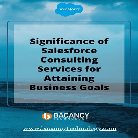 Significance of salesforce consulting services for attaining business goals