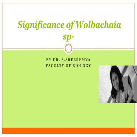 Significance of wolbachaia